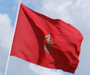 пазл Флаг Марокко